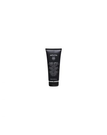 Apivita black cleansing gel face & eyes