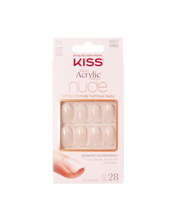 Kiss Salon Acrylic Nude Nails Graceful