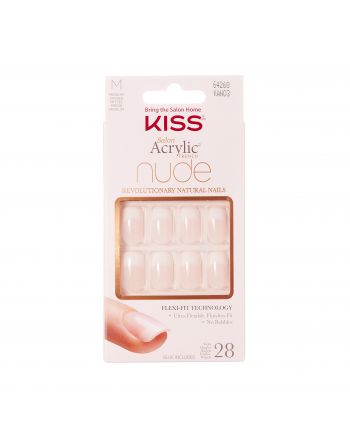 Kiss Salon Acrylic Nude Nails Cashmere