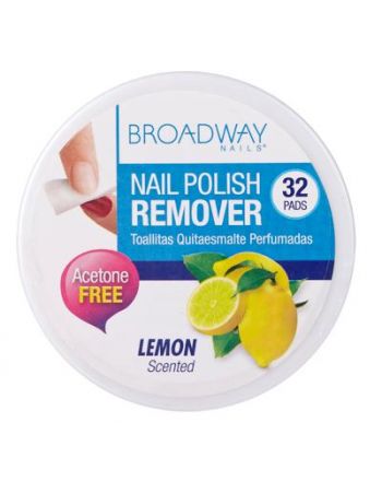 Broadway neglelakkfjerner pads lemon