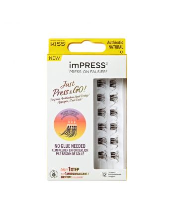 Kiss imPRESS Press On Single 02, Authentic NATURAL
