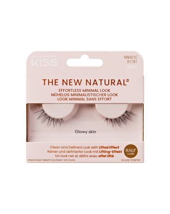 Kiss The New Natural Half Lash 01, Glowy Skin