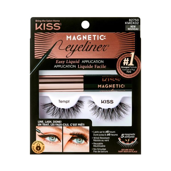 Kiss Lash Magnetic Eyeliner Kit Tempt