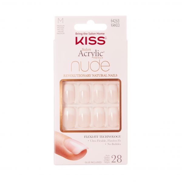 Kiss Salon Acrylic Nude Nails Cashmere