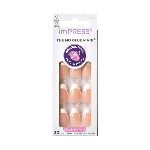 Kiss imPRESS Nails - Classic French Ideal